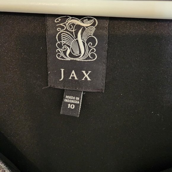 PEWTER AND BLACK COCKTAIL DRESS - Picture 4 of 7